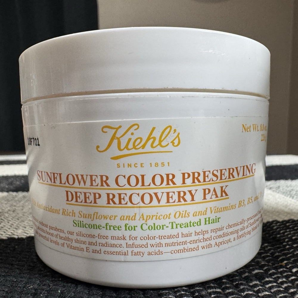 Kiehl's Sunflower Color Preserving Deep Recovery, Color-Treated Hair New 8oz